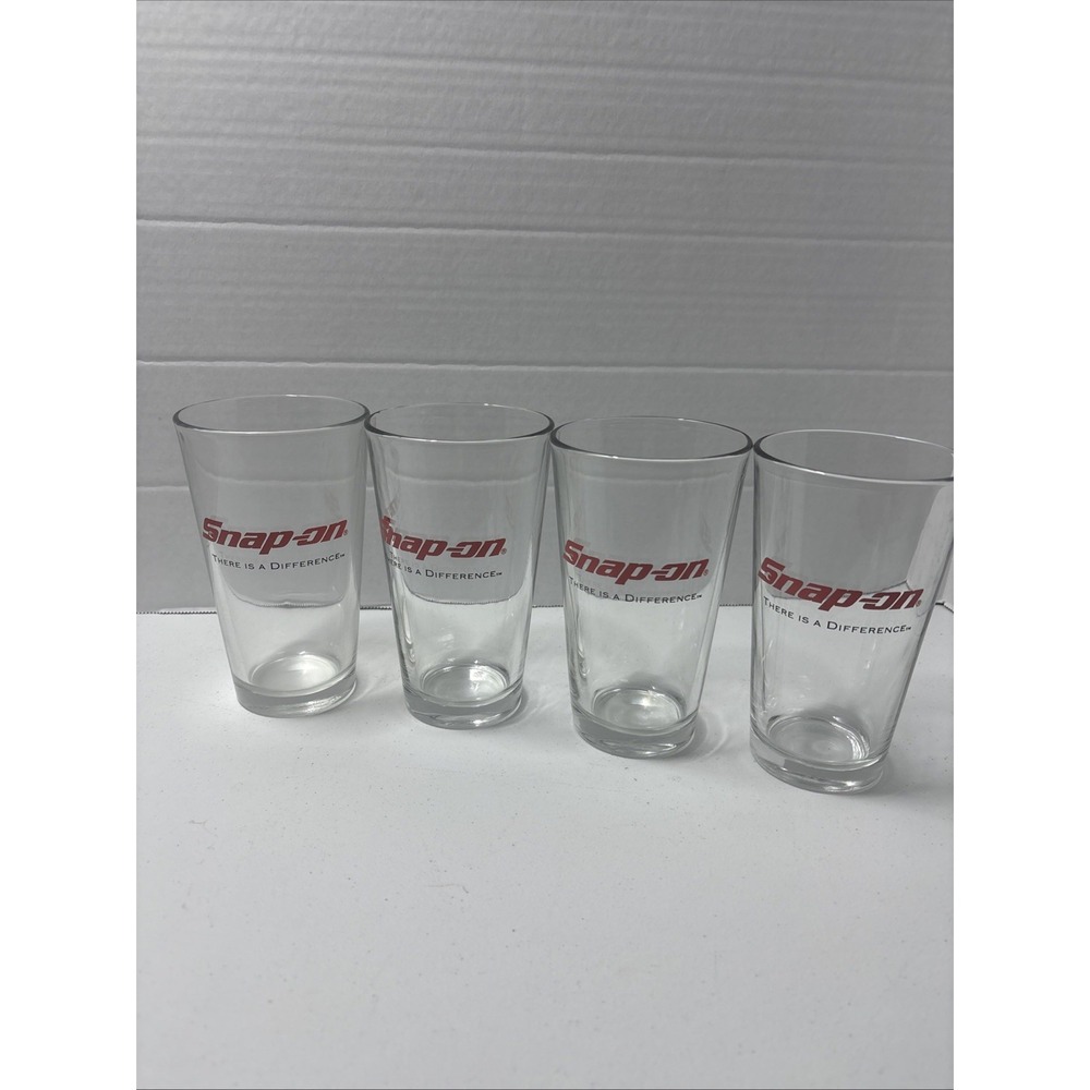 New Snap-On Tools Limited Edition Pint Glass 4pc Set